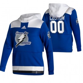 Tampa Bay Lightning Custom 2020-2021 Reverse Retro Pullover Hooded Sweatshirt - Herre